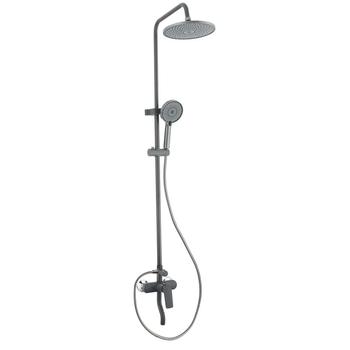 Душова колона із змішувачем Plamix Lucas-009-J Graphite (Колір графіт) (PM6102)