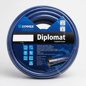 Садовый шланг SYMMER Diplomat 3/4" (19 мм), 20 м — прочный универсальный шланг для полива сада и огорода