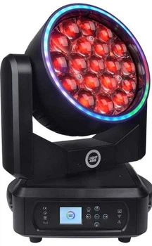 Світлодіодна голова Light4Me рухома Zoom wash 19x15 ring (5908249814592)