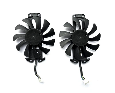 Вентилятор кулер для видеокарты Zotac GTX 960 970 980 1060 (orgnl) Apistek GA81S2U (GA91S2H) комплект 2 шт (№79.5)