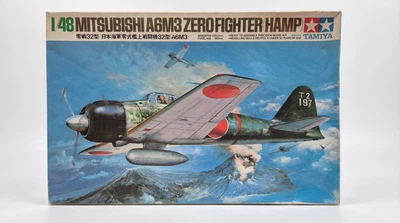 Збірна модель Tamiya 1:48 Mitsubishi A6M3 Zero Fighter (Hamp)