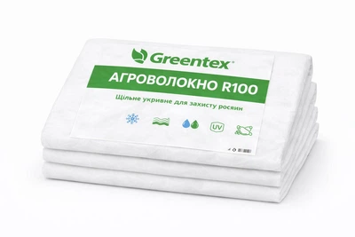 Агроволокно Greentex R100 біле 3,2×12 м 100 г м2 щільне укривне для захисту рослин і ґрунту
