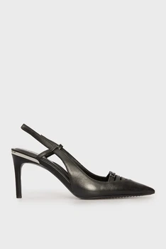 Жіночі чорні шкіряні слінгбеки MALDEN DKNY 39 K1500466
