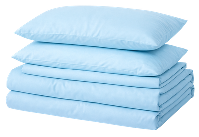 Комплект постільної білизни Mirson Сімейний 2 x 143x210 см Soft Elegance №12-4608 Clear Water Мікросатин (2200010911749)