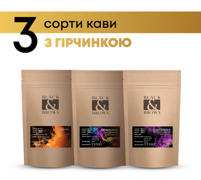 Дегустационный набор Кофе с горчинкой 3 сорта