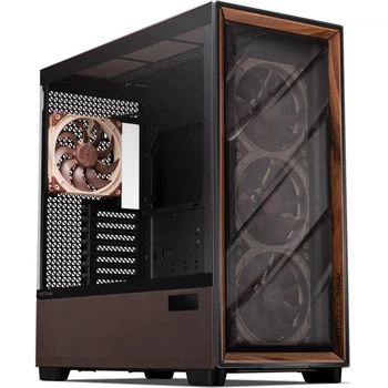 Корпус Frontier Antec Flux Pro Noctua Edition Tempered Glass без БЖ Black/Brown (Antec Flux Pro Noctua Edition)