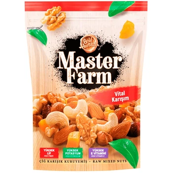 Вітамінний мікс горіхів та сухофруктів Master FarmX 160 г (21527404)