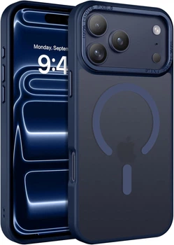 Чехол Wave Premium Matte Insane Guard case with MagSafe (TPU+PC) для Apple iPhone 17 Pro Max 6.9" Midnight Blue