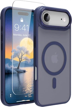 Чохол Wave Premium Matte Insane Guard case with MagSafe (TPU+PC) для Apple iPhone 17 Air 6.7" Midnight Blue