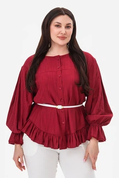 Блуза VAILA бордова 3XL (3044086)