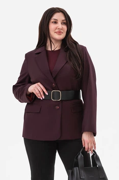 Жакет NANA бордовий 3XL (3044089)