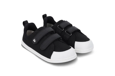 Детские анатомические barefoot кеды Be Lenka Canvi Black & White 25
