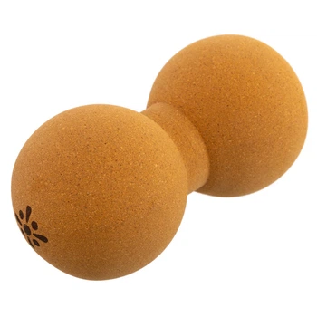 Мяч массажный пробковый двойной для МФР и самомассажа Duoball ø7,7см BLOOM LB7128
