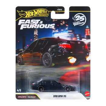 Машинка Premium Hot Wheels 2010 BMW M5 E60 Fast & Furious 1:64 JHW62 Black
