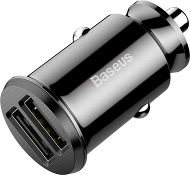 Автомобільний зарядний пристрій Baseus Small Rice Grain 3.1А (CCALL-ML01) Black