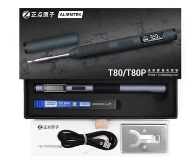 Паяльник портативный Alientek T80 100Вт с жалом
