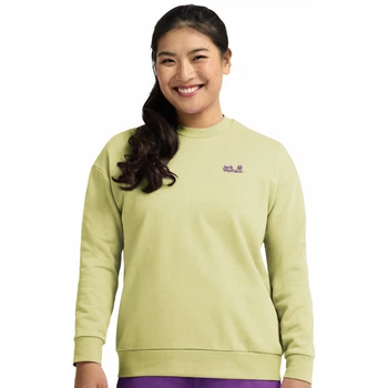 Світшот CELEBRATE THE PAW CREWNECK W Jack Wolfskin A65903_T0410 42-44 Жовтий (4064886665216)