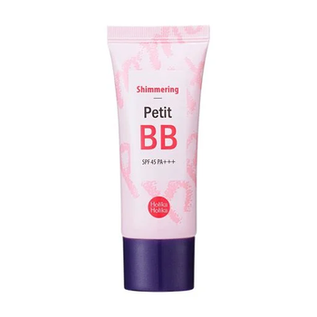 BB крем Holika Holika Shimmering Petit BB Cream SPF45, 30 мл – сяючий для обличчя з ефектом сяйва, корейська косметика (Холіка Хол