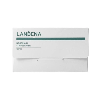 Смужки паперові для носової маски LANBENA Nose Plants Pore Strips 120 85*45мм для назальної маски