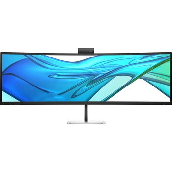 TFT 49' HP S5 Pro 549pm, VA, DQHD, RJ-45, HDMI, DP, USB-C, cam, чорний