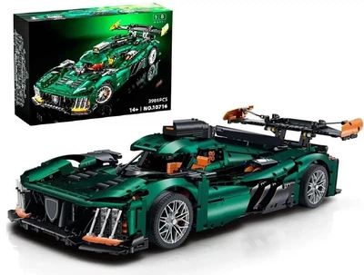 Конструктор LERU 10716, Peugeot 9X8 24H Le Mans Hybrid Hypercar, 3986 деталей