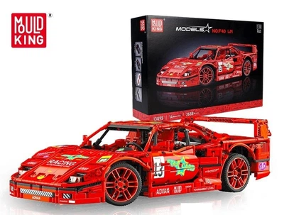 Конструктор Mould King 13095 Ferrari F40. 2688 деталей, совместимый с лезвия. Техник Гиперкар Феррари