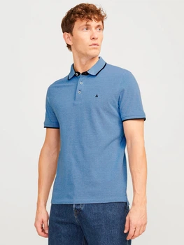 Поло длинное мужское Jack & Jones 12136668 XL Bright Cobalt (5713738372046)