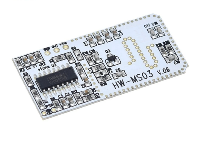 Радарный датчик движения HW-MS03 2.4-5.8GHz – микроволновый модуль обнаружения движения для Arduino/DIY