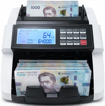 Банковский Счетчик банкнот MULTI COUNTER Ultra 2026 с проверкой валют и Детекцией купюр UV/MG/IR, профессиональное оборудование для офиса