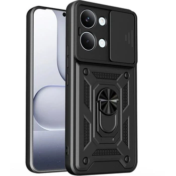 Чохол із захистом камери Deexe Armor Shield для Xiaomi Poco X8 Pro Max - Black