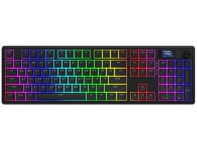 Клавиатура игровая механическая HATOR HTK-4101-UA Wireless Skyfall 100 PRO Black Aurum Vanila Silent switches