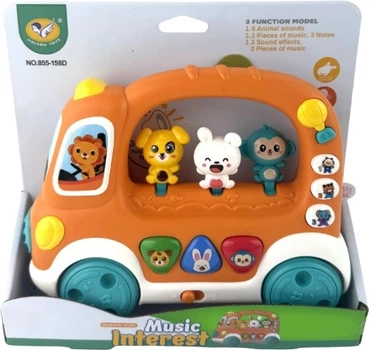 Zabawka muzyczna Jialegu Toys Music Interest pianinko samochód 855-158D (6900313570778)