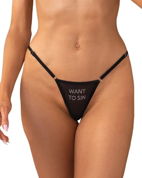 Трусики Obsessive Violami Sin thong L/XL (SX3635)