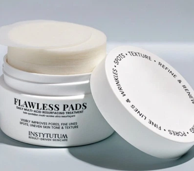 Instytutum Flawless Pads Classic 60 шт – пілінг‑диски з кислотами для оновлення шкіри