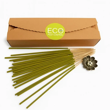 Набор аромапалочек от насекомых с цитронеллой ECO PestControl 30 шт + подставка