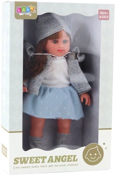 Lalka LeanToys Sweet Angel w niebieskiej sukience 725560 (5905991061724)