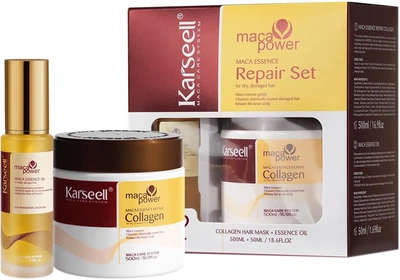 Набір Karseell Maca Power Essence Repair Set для сухого та пошкодженого волосся (4897110036113)