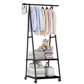 Вешалка для пальто и одежды New Coat Rack TW777 42х55х160 см черная