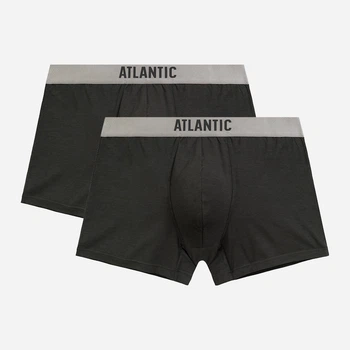 Набір трусів боксерів чоловічих Atlantic 2MH-1203 S 2 шт Хакі (5907086025246)