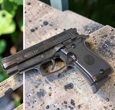 Стартовый шумовой пистолет Ekol P29 rev II Black (9 mm)