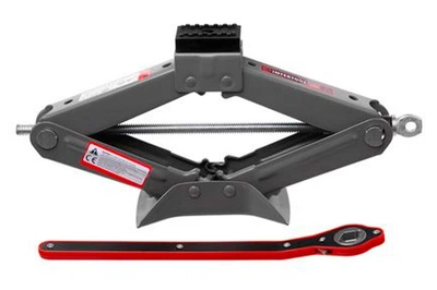 Домкрат автомобильный винтовой Intertool GT0185 2т x 110-400мм ромбовидный с трещоткой