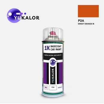 Фарба автомобільна аерозольна YUKALOR HYUNDAI P2A sweet orange m 2014 400 мл