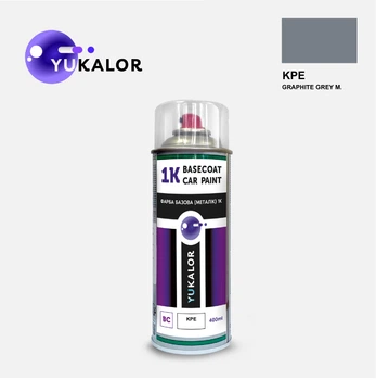 Фарба автомобільна аерозольна YUKALOR SMART KPE graphite grey m 2014 400 мл