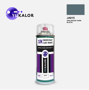 Фарба автомобільна аерозольна YUKALOR JAGUAR JA015 opalescent dark blue m 1969 1969 400 мл