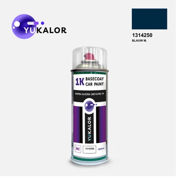 Фарба автомобільна аерозольна YUKALOR DAF 1314250 blauw m 400 мл