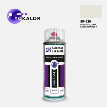 Фарба автомобільна аерозольна YUKALOR SMART 854220 designo magno kaschmirweiss p 2012 400 мл