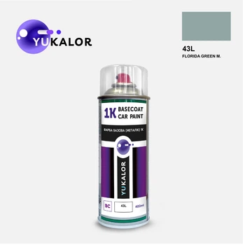 Фарба автомобільна аерозольна YUKALOR VAUXHALL 43L florida green m 1987 1990 400 мл