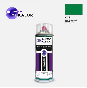 Фарба автомобільна аерозольна YUKALOR MINI C3B british racing green iv p 2019 2024 400 мл