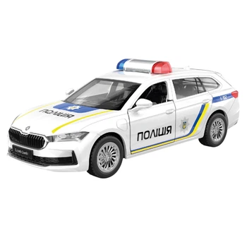 Автомодель TechnoDrive Skoda Superb Combi iV Полиция 1:43 металлическая инерционная 250947