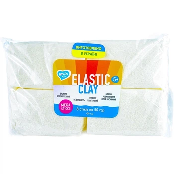Набір повітряного пластиліну "Elastic Clay White" Окто (209704)